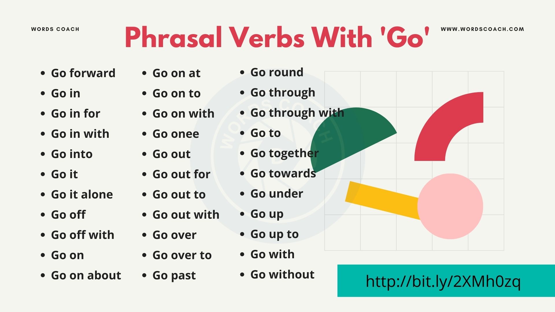 Phrasal Verbs With Go Word Coach