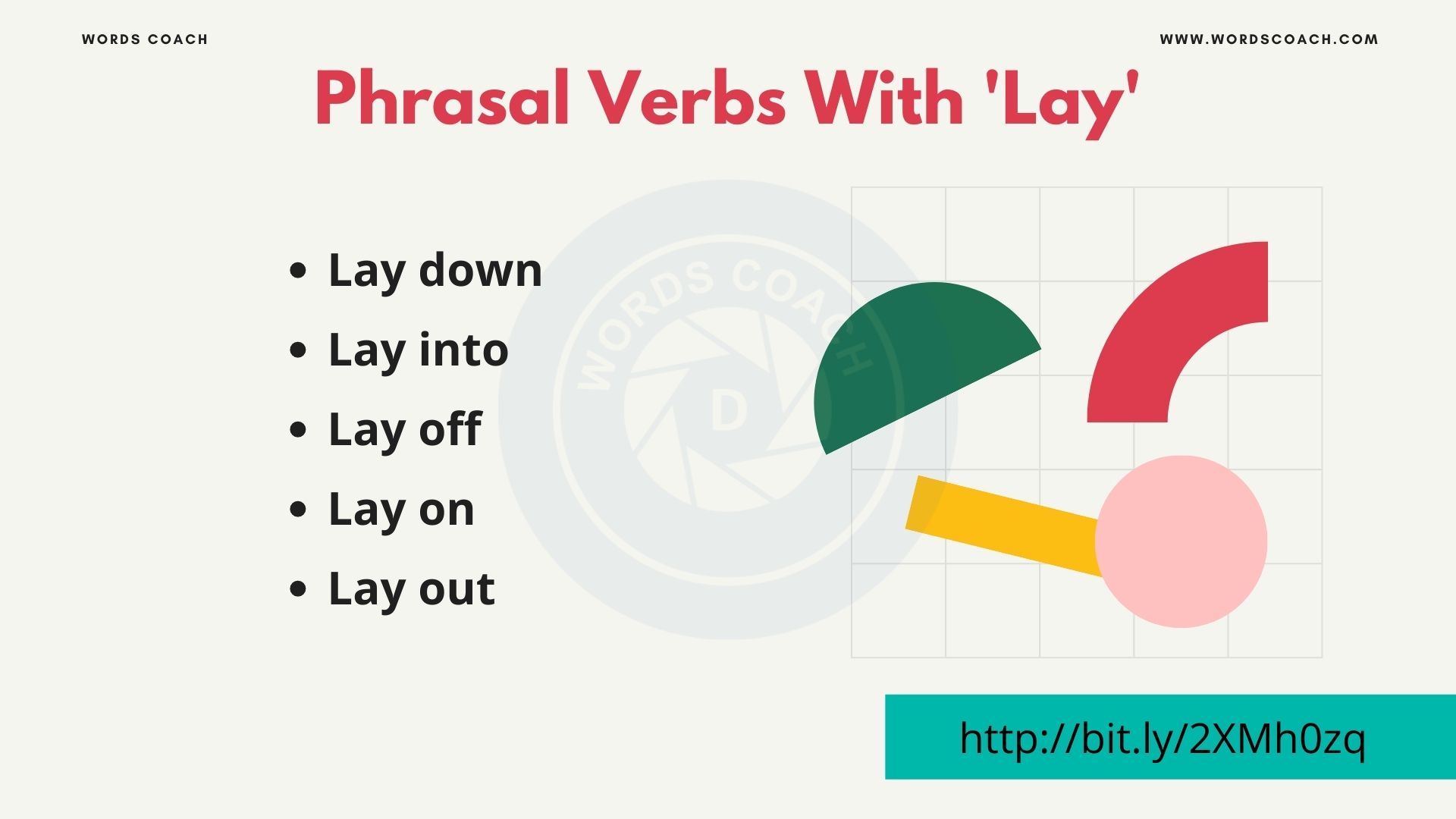 Phrasal Verbs With Lay 