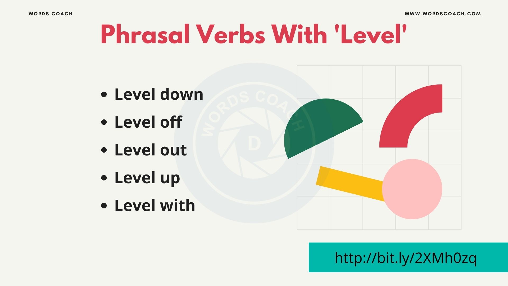 Phrasal Verbs With Level Word Coach