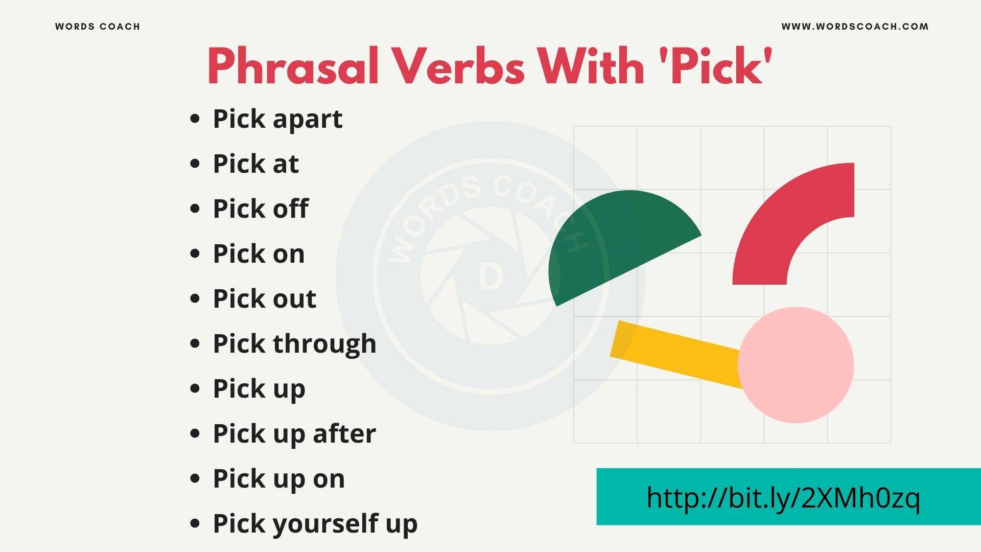 Phrasal Verbs With Pick Word Coach