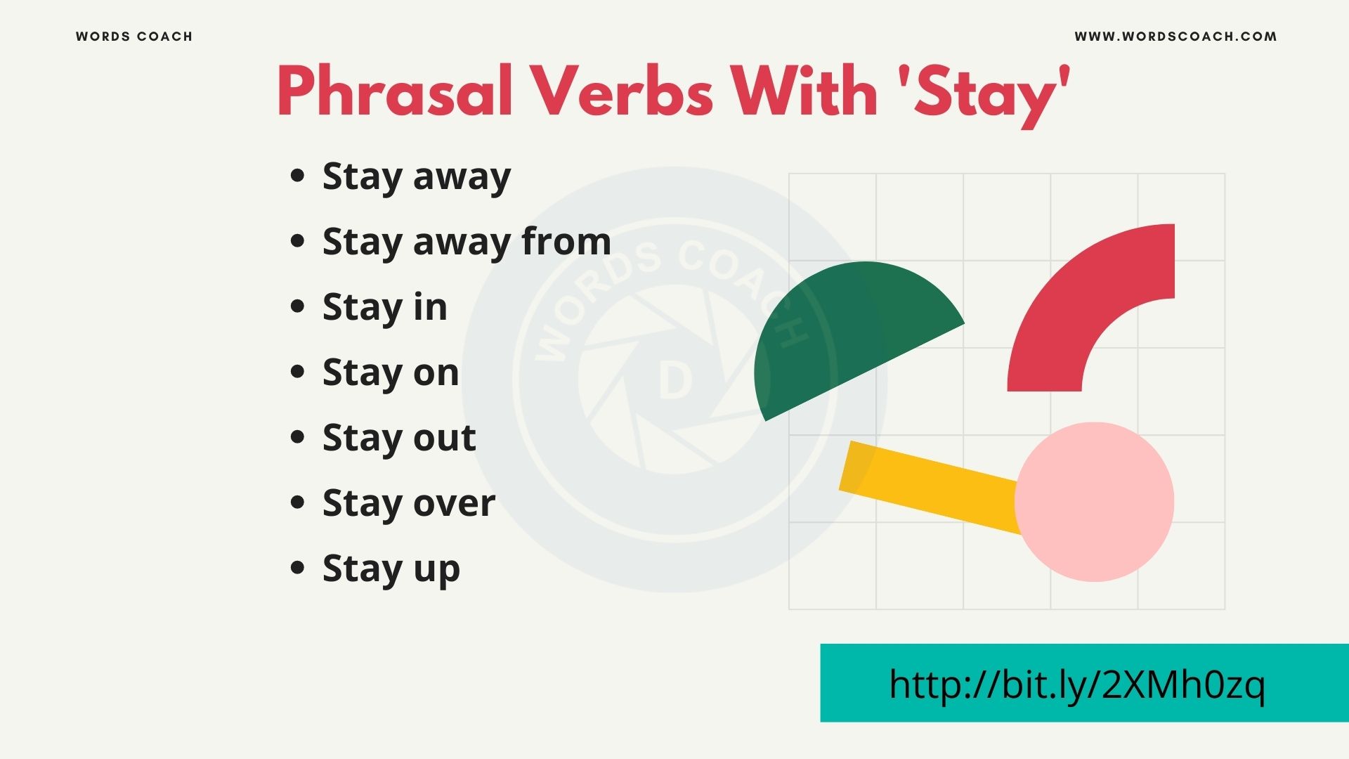 Phrasal Verbs With Stay Word Coach