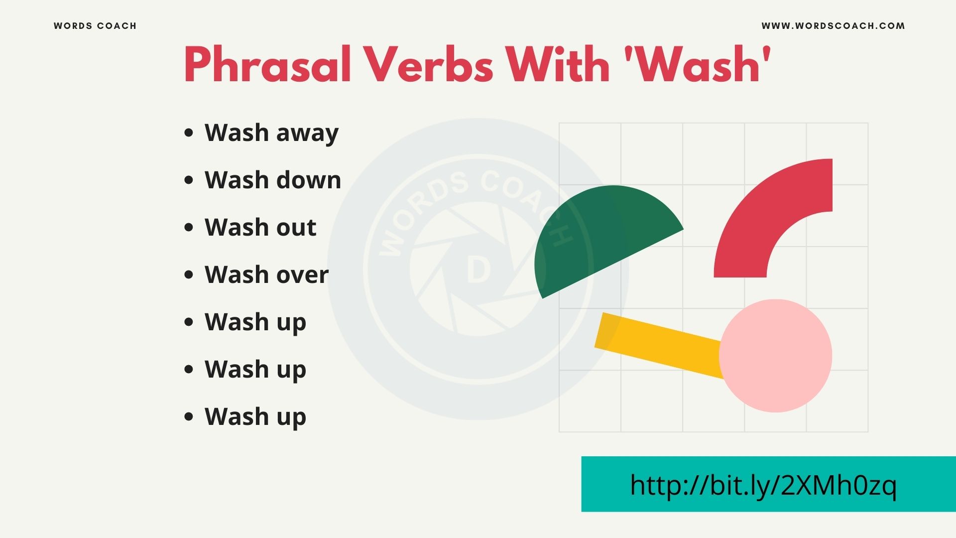 Phrasal Verbs With Wash Word Coach