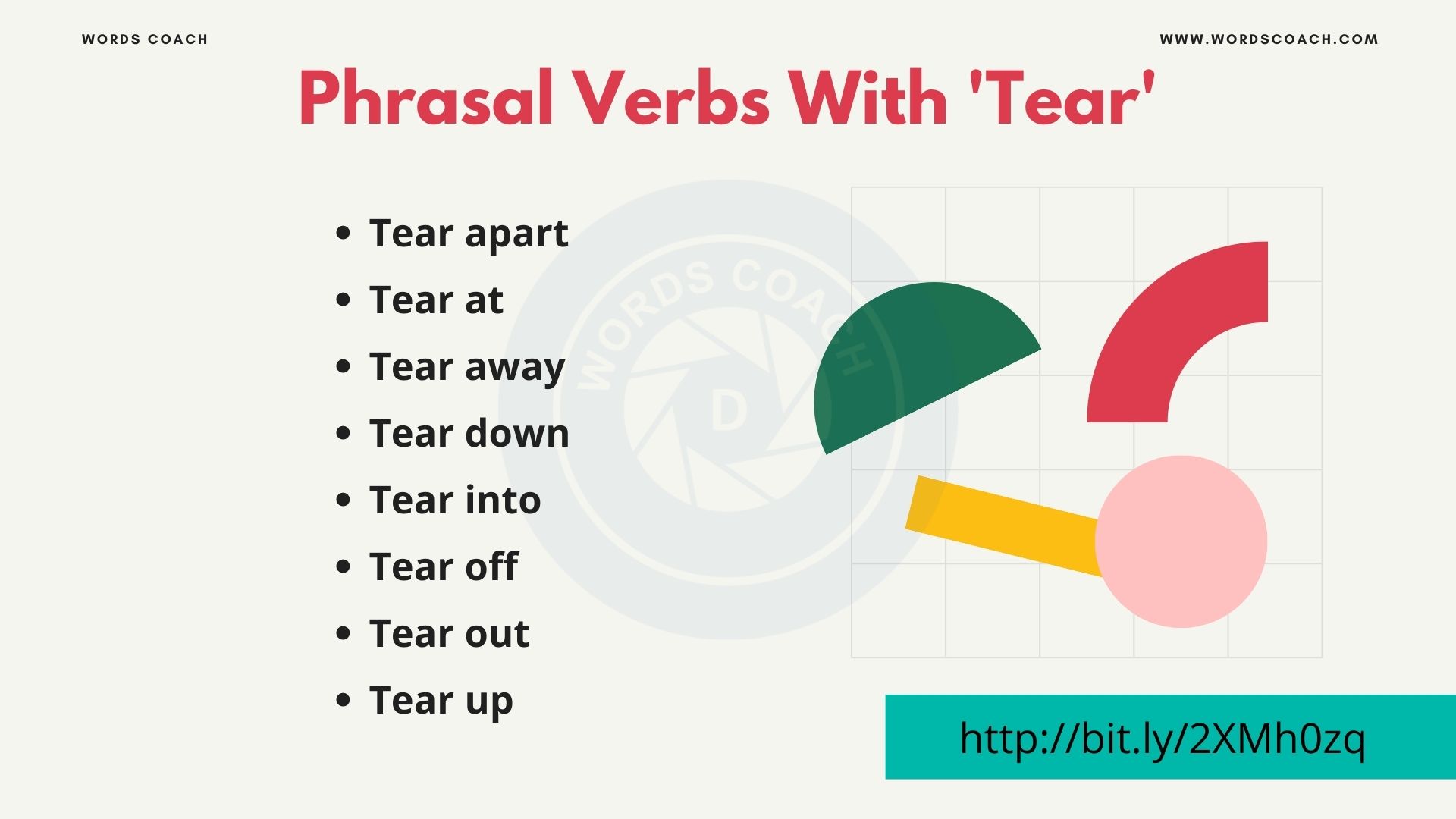 Phrasal Verbs With Tear 