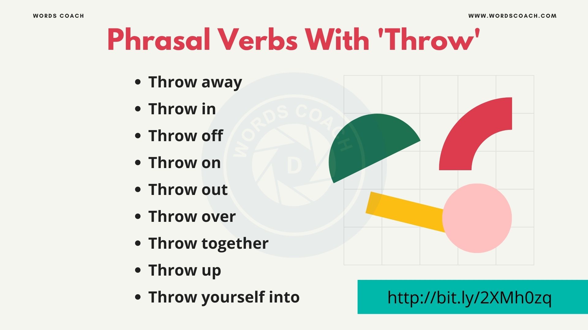 Phrasal Verbs With Throw Word Coach