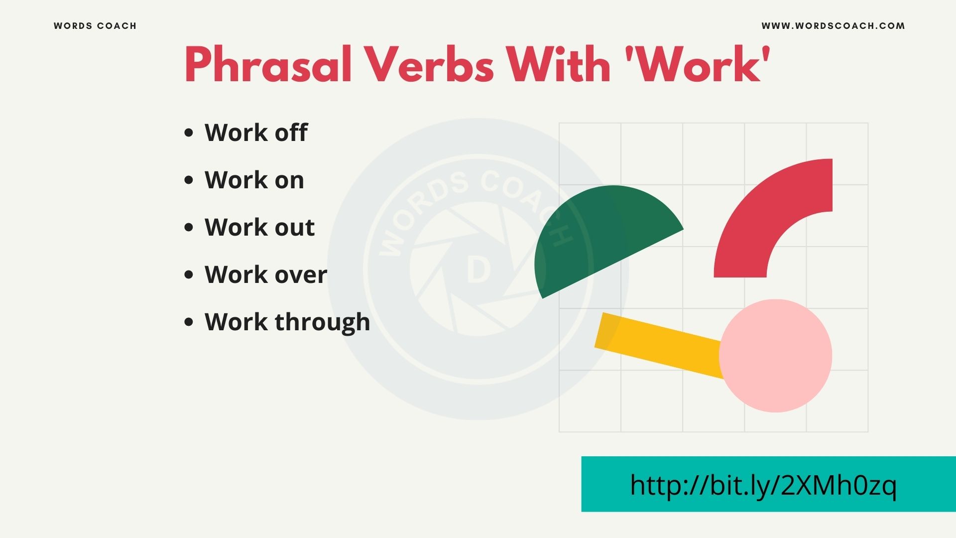 Phrasal Verbs With Work Word Coach