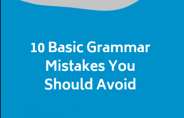 10 Basic Grammar Mistakes You Should Avoid