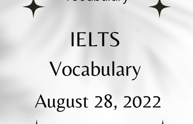 IELTS Vocabulary - wordscoach.com