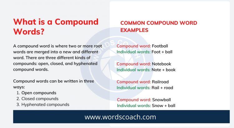 Compound Words Types And List Of 1000 Compound Words In English 