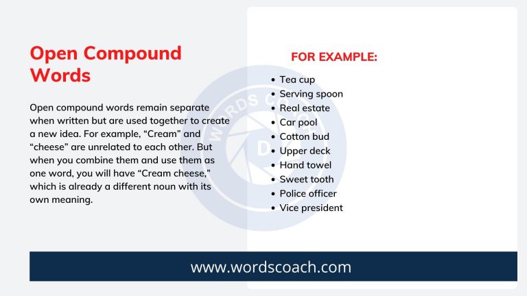 Compound Words | Types and List of 1000+ Compound Words in English ...