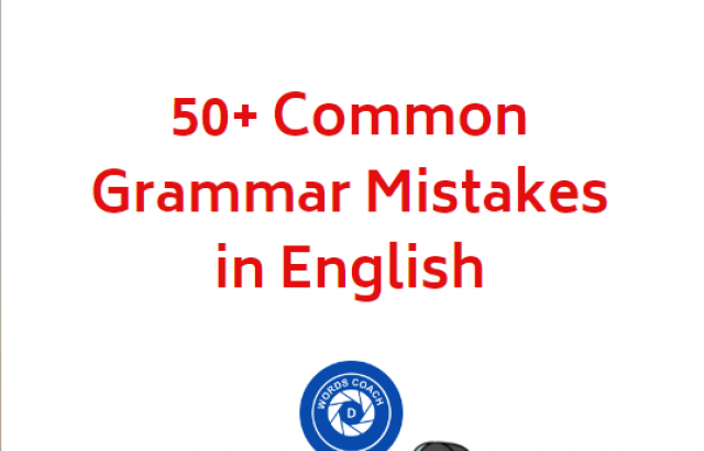 50+ Common Grammar Mistakes in English