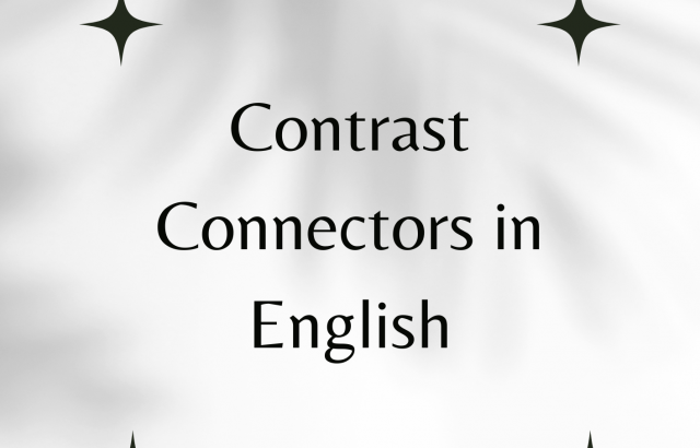 Contrast Connectors in English - wordscoach.com