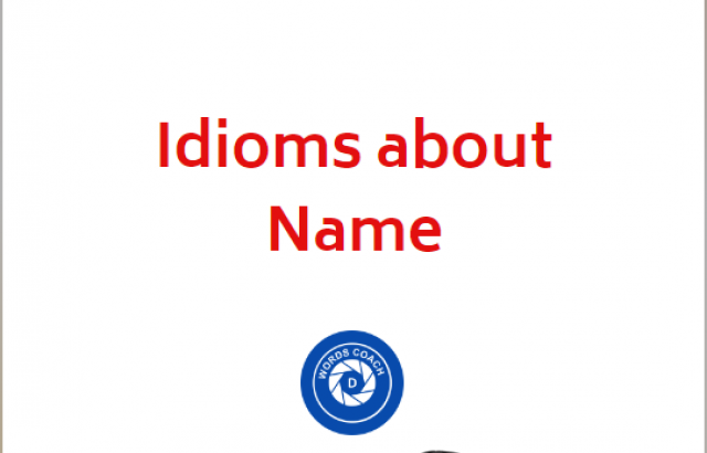 Idioms about Names