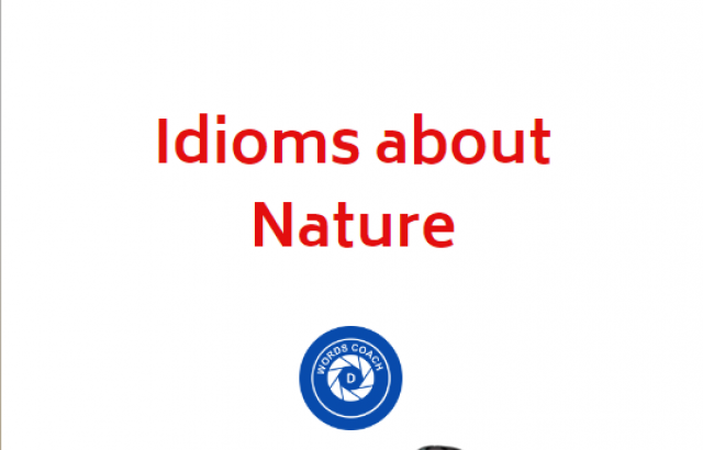 Idioms about Nature