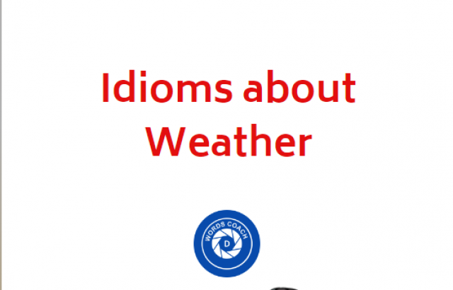 Idioms about Weather