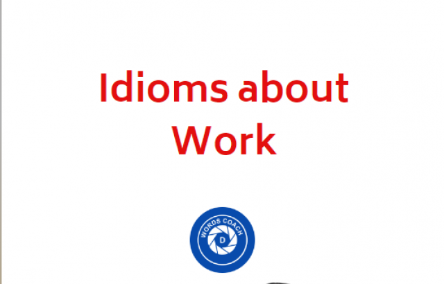 Idioms about Work