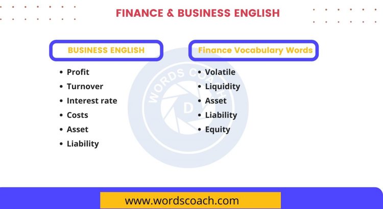 FINANCE BUSINESS ENGLISH Word Coach