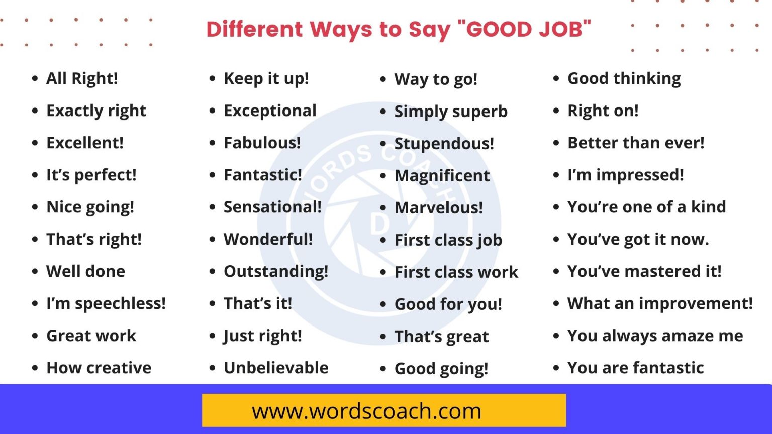 Ways To Say Good Job” In English Word Coach