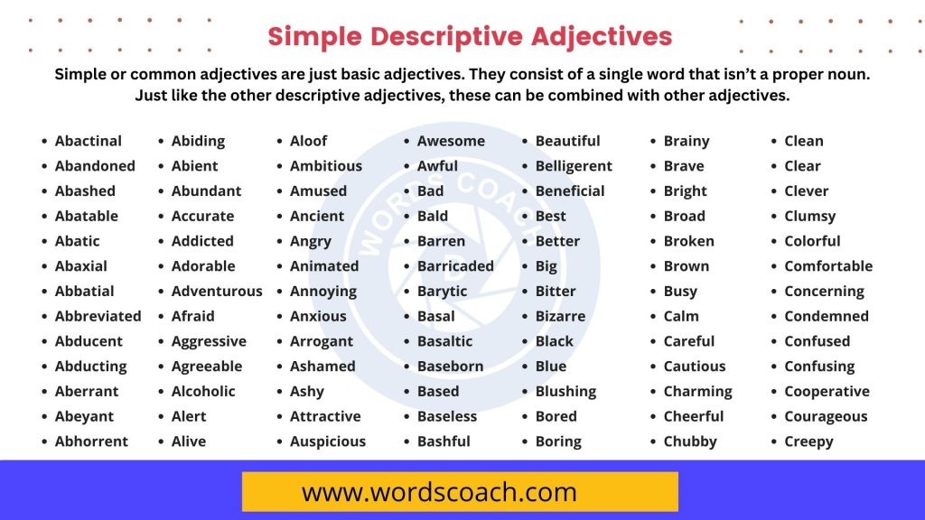  Excellent Descriptive Words Best Descriptive Words For Feelings Mood And Reactions 2022 10 29