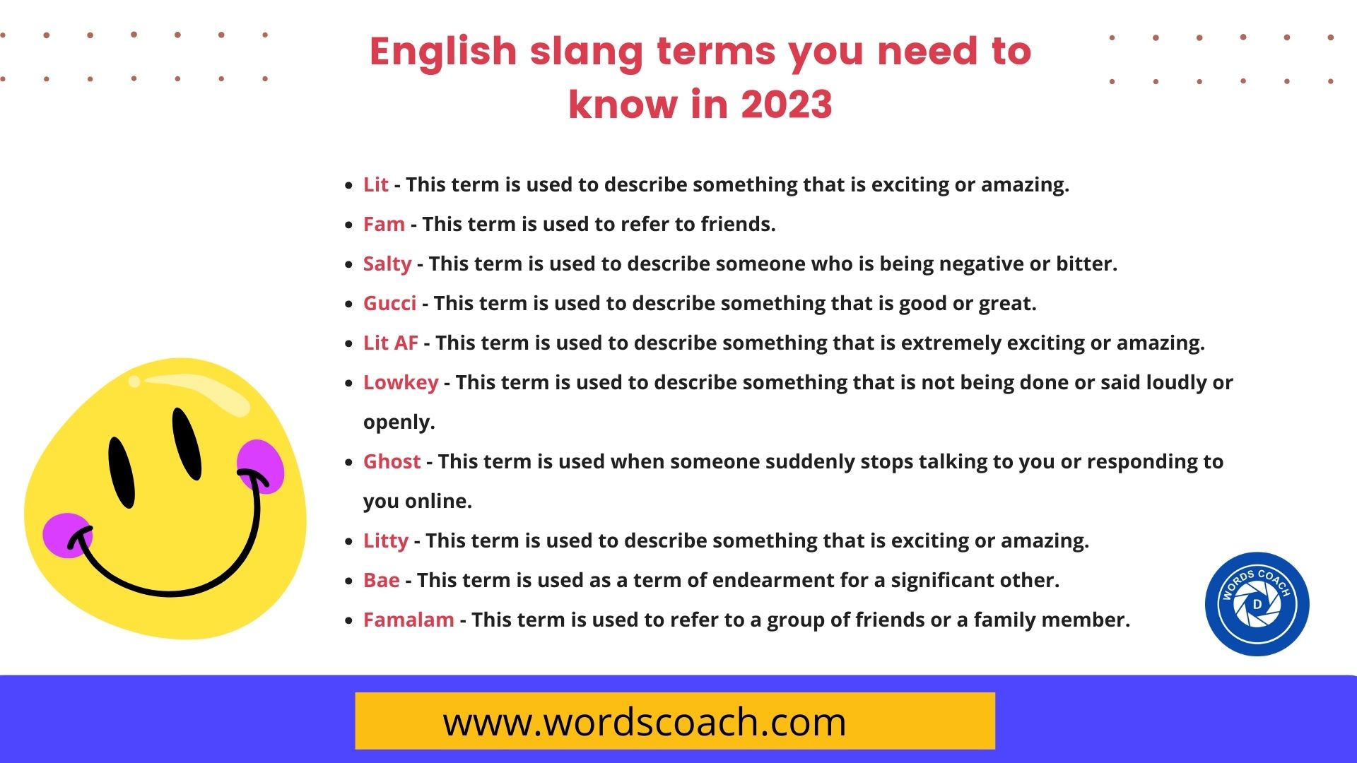 10 English Slang Terms You Need To Know In 2023 Word Coach