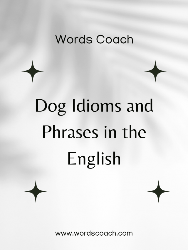 Dog Idioms and Phrases in the English Language