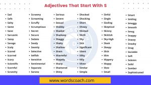 List of 2000+ Common Adjectives - Word Coach