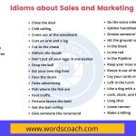 120+ Phrases & Idioms about Sales and Marketing