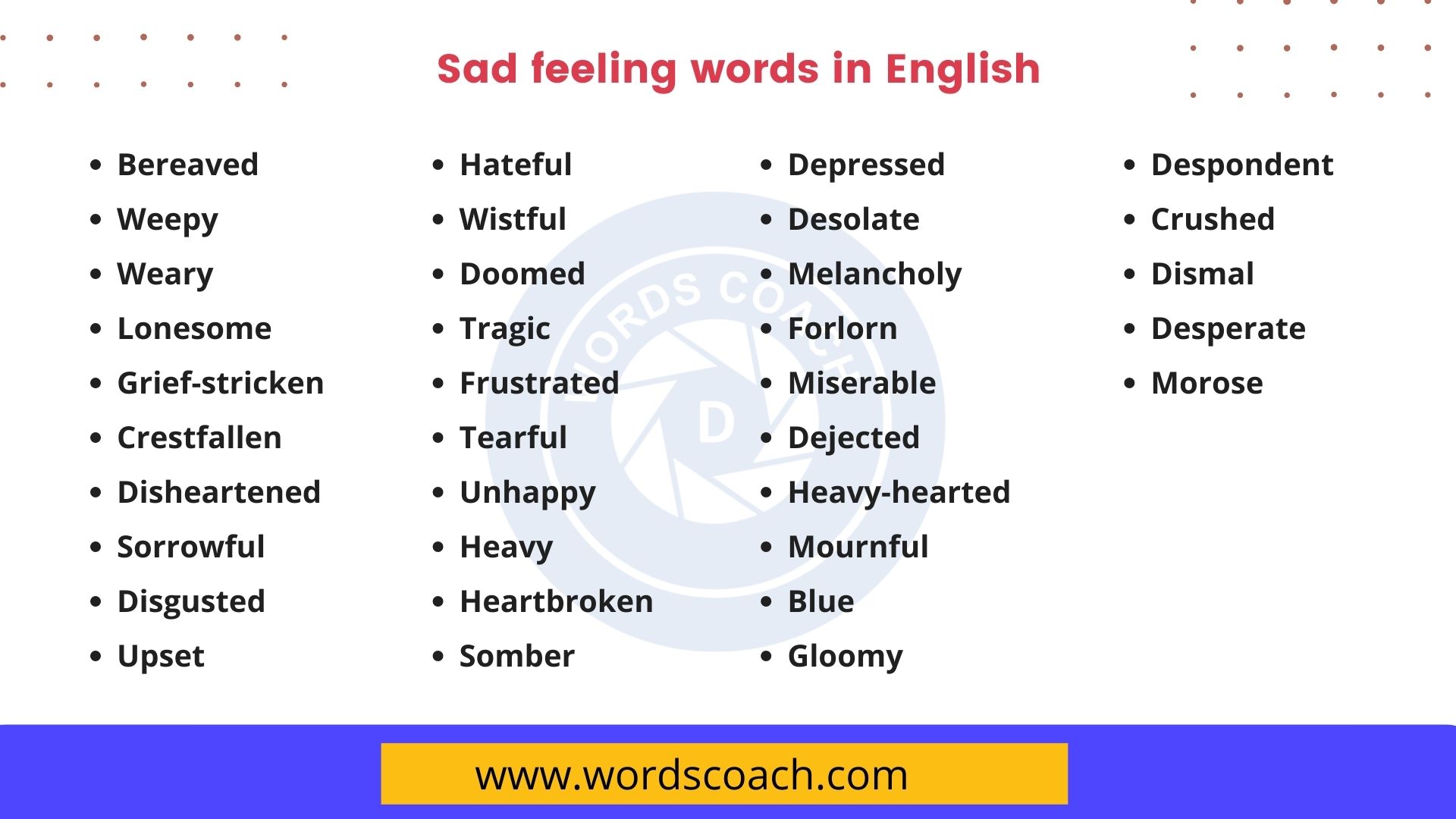 Feeling Words In English Word Coach