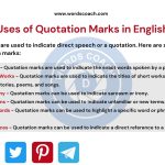 50+ Examples Of Quotation Marks Sentences - Word Coach