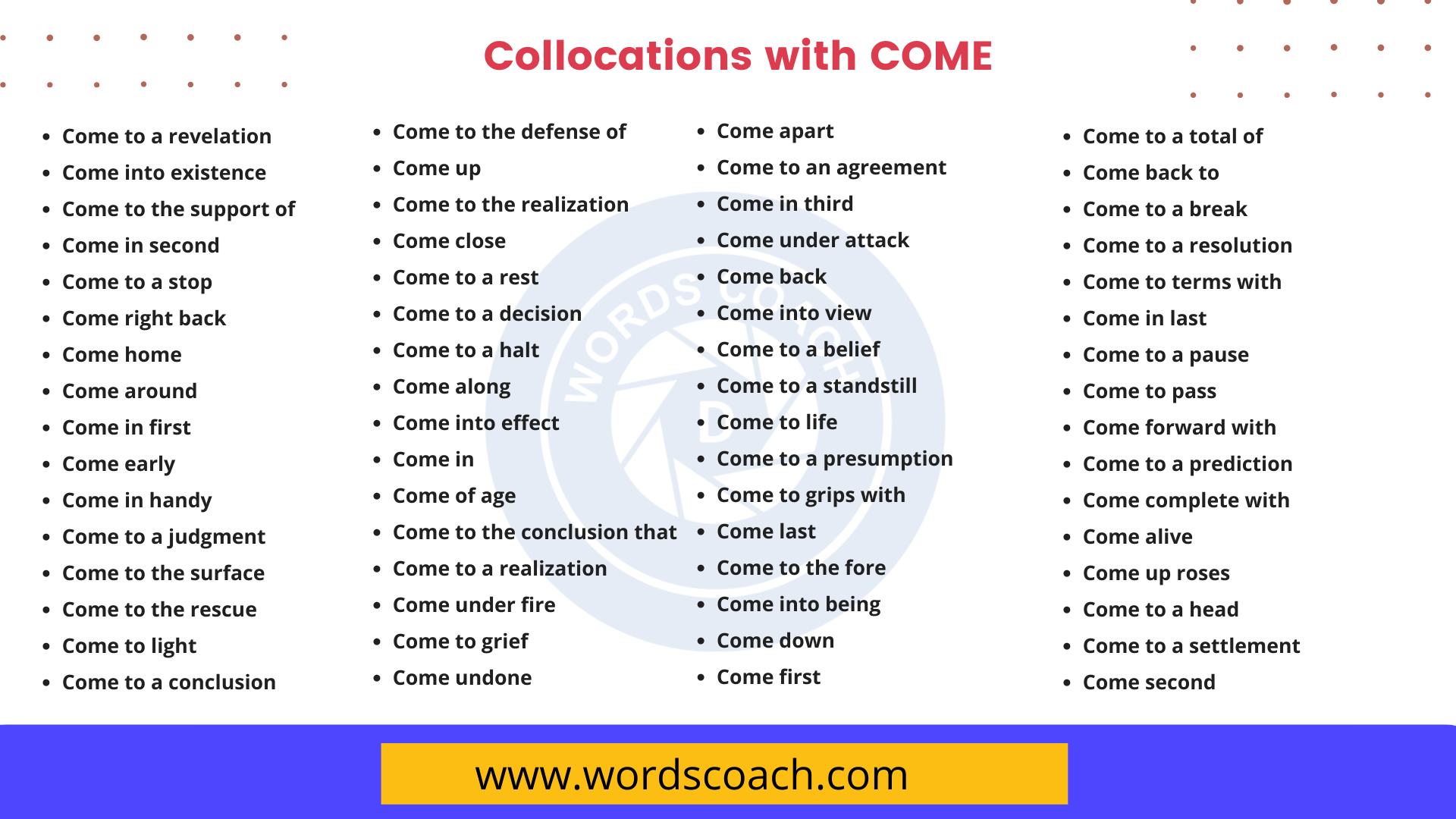 90-collocations-with-come-word-coach